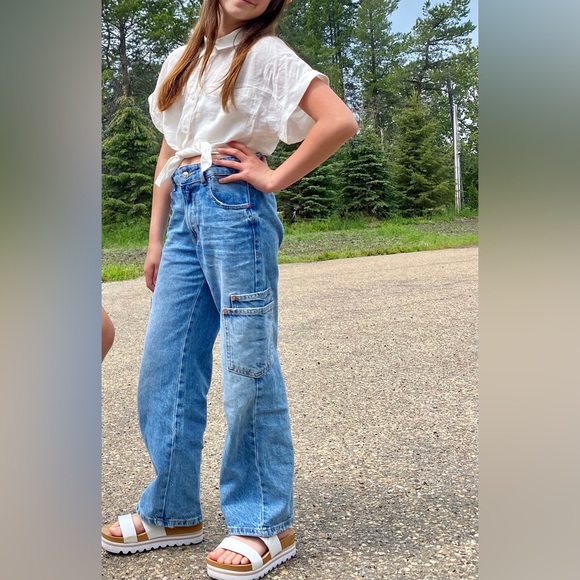 Girls Size 10 Zara Jeans - Picture 2 of 2